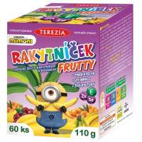 RAKYTNÍČEK Frutty želatinky +Zn+Se+Vitamín E MIMONI 60ks